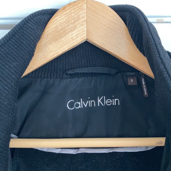 Calvin Klein Black Quilted Jacket, Small - Picture 3 of 4